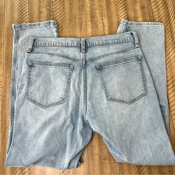 J CREW high rise classic vintage straight leg jeans in light wash size 29 - Picture 7 of 7